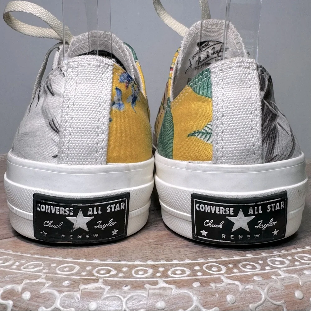 Converse Chuck 70 Renew Low Top Recycled Hawaiian Shirts Two Sided Size 7 M 9W‎ - Picture 6 of 12